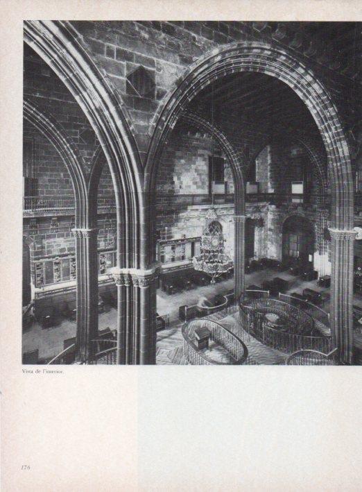 LAMINA V15313: Llotja de Barcelona. Vista de l'interior