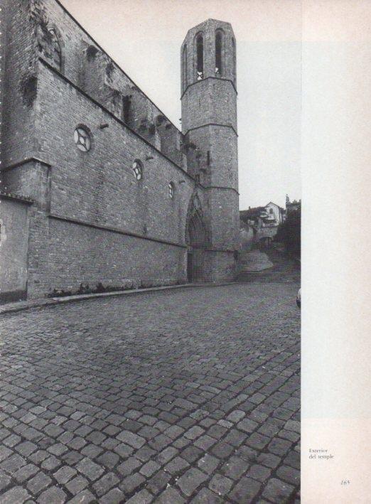 LAMINA V15309: Monestir de Pedralbes. Exterior del temple