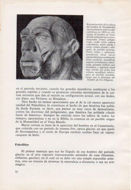 LAMINA V15339: Hombre de Neanderthal reconstruccion de la cabeza