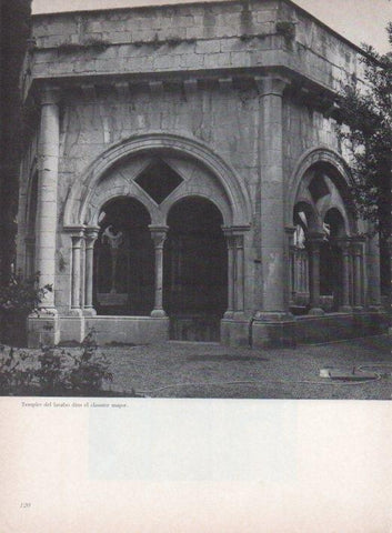 LAMINA V15337: Santa Maria de Poblet. Templet del lavado