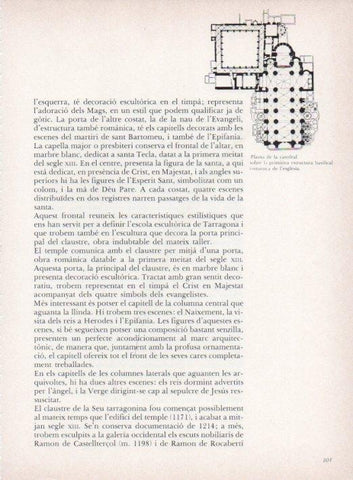 LAMINA V15336: Catedral de Tarragona. Planta