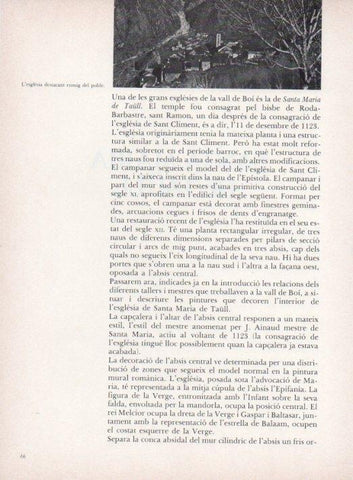 LAMINA V15335: Santa Maria de Taull. L'esglesia enmig del poble