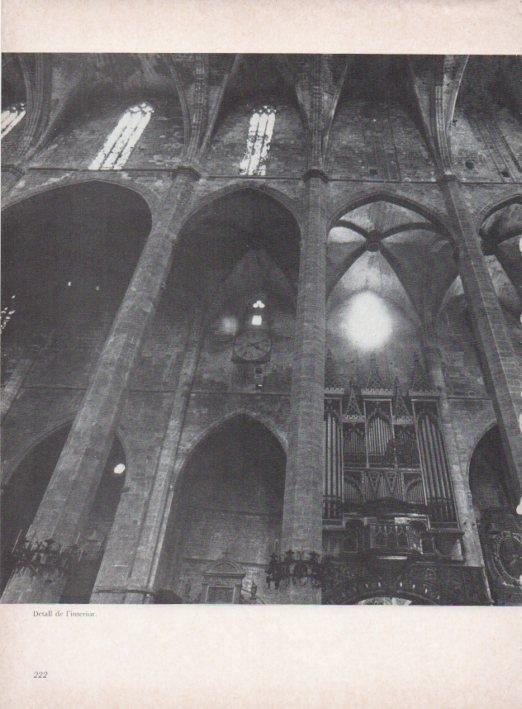 LAMINA V15333: Catedral de Mallorca. Detall de l'interior