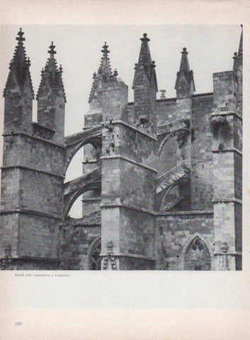 LAMINA V15332: Catedral de Mallorca. Detalls dels contraforts exteriors