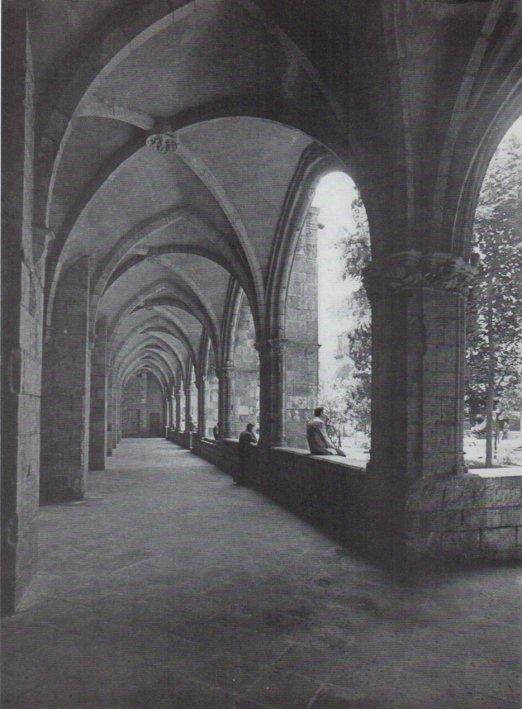 LAMINA V15327: Hospital de la Santa Creu Barcelona. Claustre