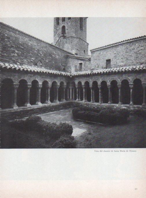 LAMINA V15279: Santa Maria de l'Estany. Vista del claustre