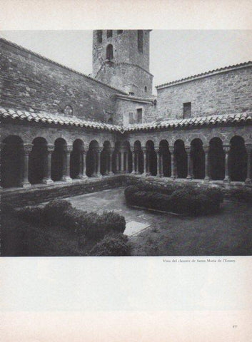 LAMINA V15279: Santa Maria de l'Estany. Vista del claustre