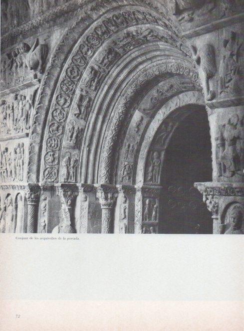 LAMINA V15274: Portada de Santa Maria de Ripoll. Arquivoltes