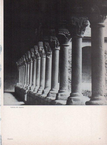LAMINA V15272: Catedral de la Seu d'Urgell. Galeria del claustre