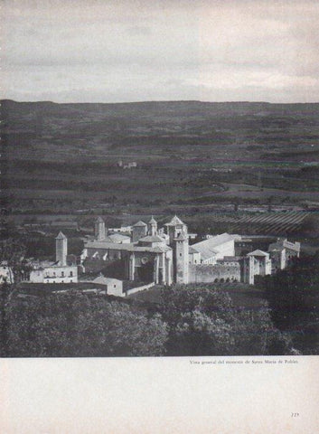 LAMINA V15288: Santa Maria de Poblet. Vista general del Monastir