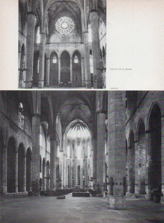 LAMINA V15305: Santa Maria del Mar. Interior