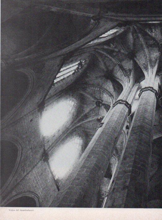 LAMINA V15304: Santa Maria del Mar. Voltes del deambulatori
