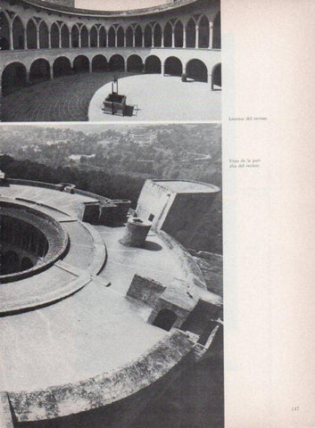 LAMINA V15300: Castell de Bellver. Part alta del recinte