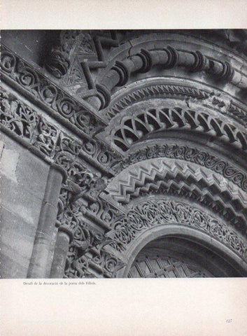 LAMINA V15291: Seu Vella de Lleida. Decoracio porta dels Fillols