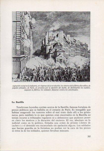 LAMINA V15500: Obreros de la fabrica Reveillon de Paris