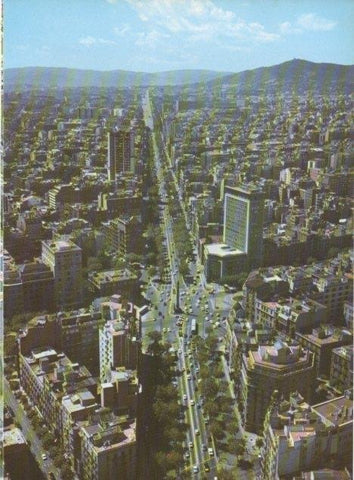 LAMINA V15707: Vista aeria de l'Avinguda Diagonal, Barcelona