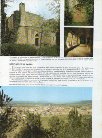LAMINA V15701: Monestir de San Benet de Bages i Vista de Navarcles