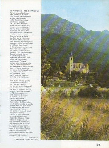 LAMINA V15693: Vista del Santuari de Lourdes de la Nou