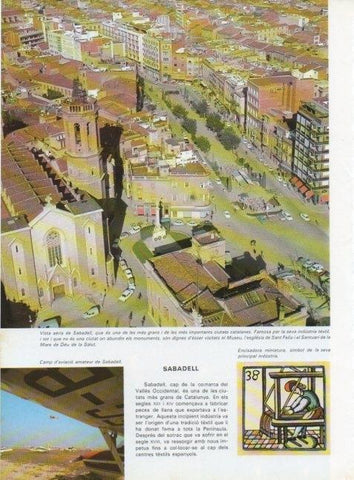 LAMINA V15656: Vista aeria de Sabadell