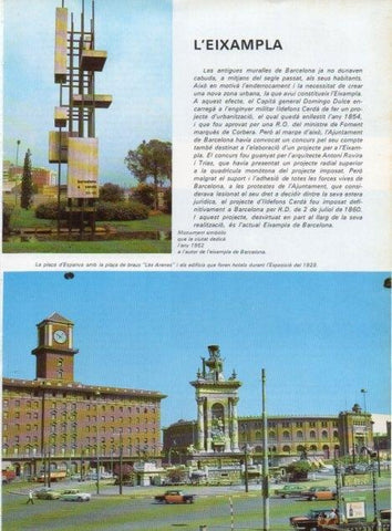 LAMINA V15688: Vista de la Plaça d'Espanya, Barcelona