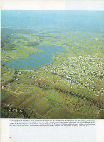LAMINA V15782: Vista aeria del llac de Banyoles