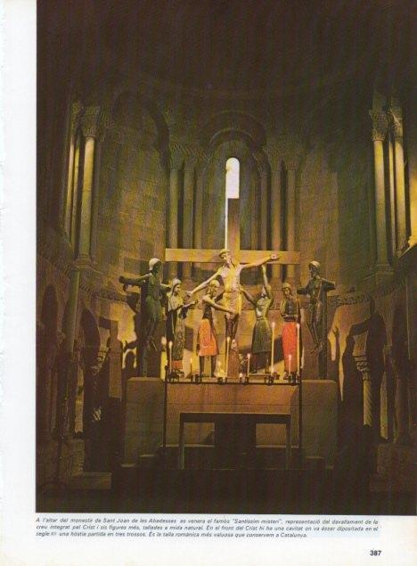 LAMINA V15766: Altar del Monastir de Sant Joan de les Abadesses