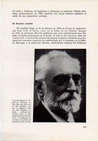 LAMINA V15554: Miguel de Unamuno