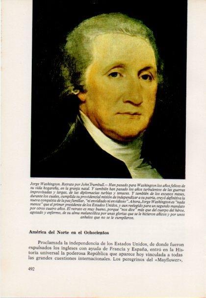 LAMINA V15547: Jorge Washington por John Trumbull