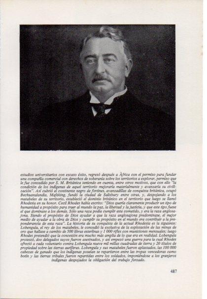 LAMINA V15545: Cecil Rhodes