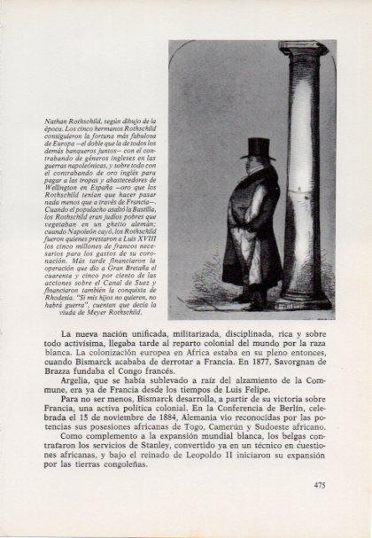 LAMINA V15540: Natham Rothschild dibujo de la epoca