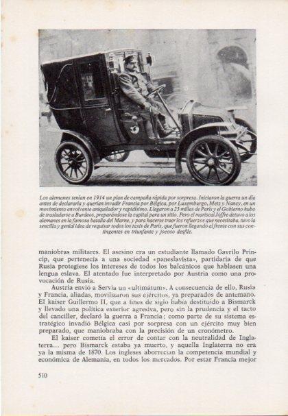 LAMINA V15556: Taxi de Paris en la Primera Guerra Mundial