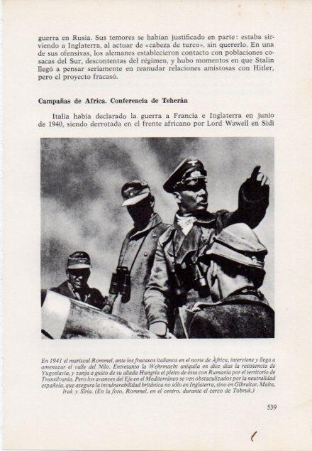 LAMINA V15570: Mariscal Rommel en el cerco de Tobruk fotografia