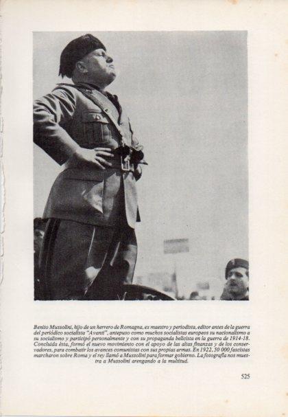 LAMINA V15563: Benito Mussolini