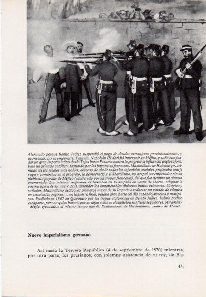 LAMINA V15538: Fusilamiento de Maximiliano por Manet