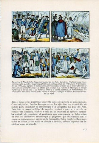 LAMINA V15513: Napoleon estampas de Epinal