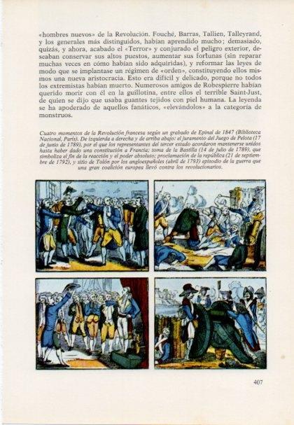LAMINA V15510: La Revolucion francesa grabado de Epinal de 1847
