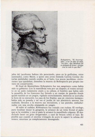 LAMINA V15509: Robespierre a los 24 años