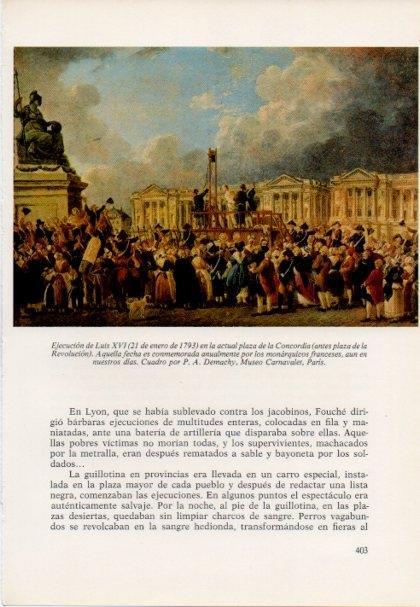 LAMINA V15508: Ejecucion de Luis XVI  por P. A. Demachy