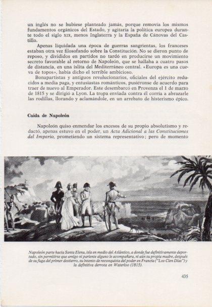 LAMINA V15521: Napoleon parte hacia Santa Elena