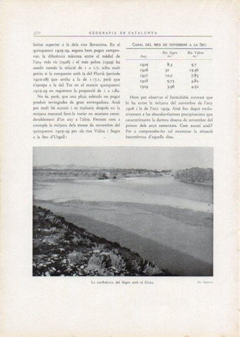 LAMINA V15194: La confluencia del Segre amb el Cinca