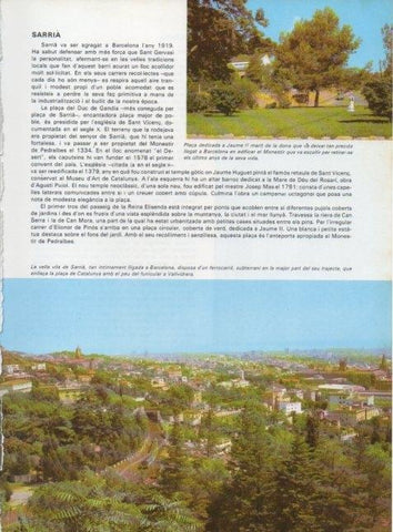 LAMINA V15630: Vistes de la Vila de Sarria, Barcelona