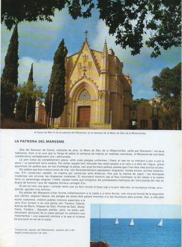 LAMINA V15641: Santuari de la Mare de Deu de la Misericordia, Canet de Mar