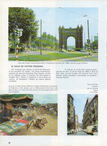 LAMINA V15608: L'Arc del Triomf, Barcelona