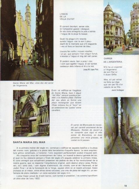 LAMINA V15598: Esglesia Santa Maria del Mar, Barcelona