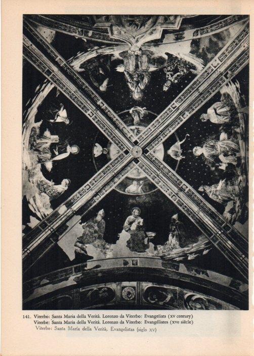 LAMINA V14787: Frescos de la Iglesia de Santa Maria della Verita en Viterbo