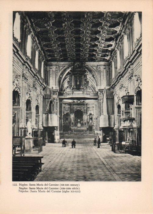 LAMINA V14781: Santa Maria del Carmine en Napoles