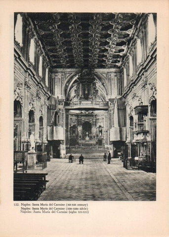 LAMINA V14781: Santa Maria del Carmine en Napoles