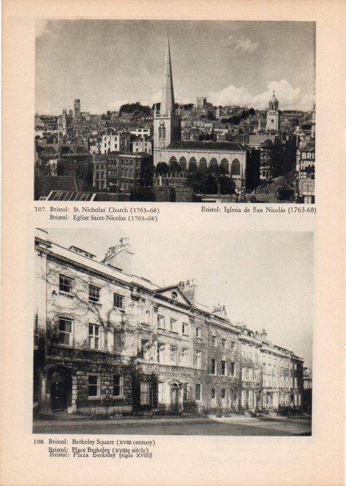 LAMINA V14774: Iglesia de San Nicolas y Plaza Berkeley en Londres