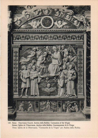LAMINA V14789: Coronacion de la Virgen en Iglesia de la Observancia, Siena