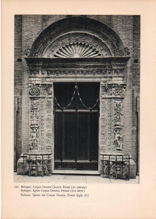 LAMINA V14806: Iglesia del Corpus Dominia en Bolonia
